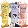 thumbnail image 1 of Paquete de mascarillas despegables Azure Rose Gold de 150 ml y oro de 24 quilates, 1 of 9
