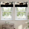 thumbnail image 2 of LALILO Kitchen Curtain Valance Nursery Baby With Lion Rod Pocket Window Curtain 52"x 18" Set of 2, 2 of 7
