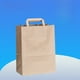 thumbnail image 1 of Bolsa de papel kraft, bolsa de regalo para té con leche horneada, bolsa de regalo para café, embalaje para llevar, bolso de mano, bolsa sensorial, 1 of 6