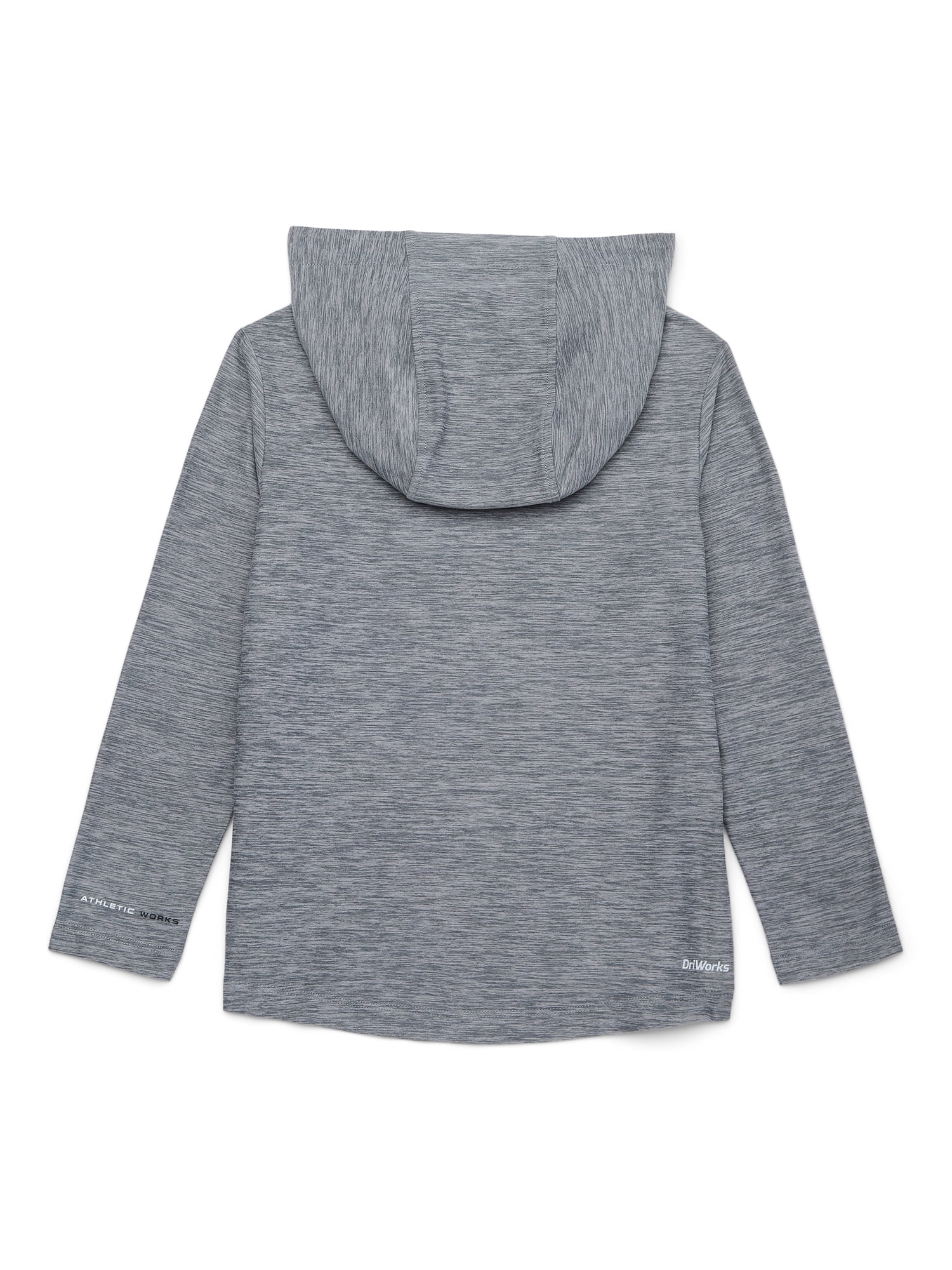 Athletic Works Boys Active Long Sleeve Hoodie, Sizes 4-18 Husky