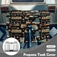 thumbnail image 3 of Yuyamidu Cat RV Propane Tank Cover Double 40lb Propane Tank Cover Table for RV Trailer Book Gas Cylinder Protective Decor Accessories Gift for Friends, 3 of 8