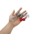 thumbnail image 5 of Unique Bargains 1 Pc Fashionable Leopard Print Bow Handbag Charm Decorative Keychain Gray, 5 of 6