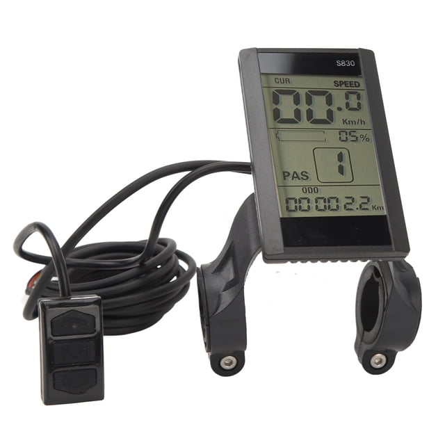 Electric Bike LCD Display Screen, 24V 36V 48V Highly Adaptable Electric Bike LCD Display Meter For Scooter