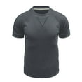 thumbnail image 4 of Chbgutlmr Crewneck Shirts for Men Short Sleeve Fitted T-Shirts Casual Fitted Summer Comfy Dailywear Tops, 4 of 7