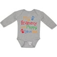 thumbnail image 3 of Inktastic Grammy and Pappy Love Me Boys or Girls Long Sleeve Baby Bodysuit, 3 of 5