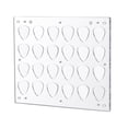 thumbnail image 3 of Blinkol Guitar Pick Holder 24 Slot Home Decor Storage and Display Organizer Storage Rack White, 3 of 9