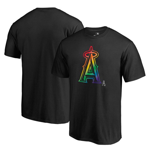 Los Angeles Angels Fanatics Branded Pride TShirt Black