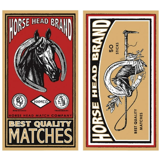 Homart Long Decorative Matches In Horse Head Brand Box Walmart Com Walmart Com