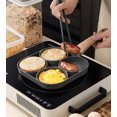 thumbnail image 6 of Classical style Fried Egg Pan Maifan Stone Non-Stick Frying Pan for Breakfast Divided Egg Omelet Pans Suitable for Gas Stove and Induction Cooker, 6 of 16