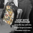 thumbnail image 6 of Lsque Watercolor Dogs Lunch Bag Lunch Box for Women Men Reusable Insulated Lunch Tote Bag,Leakproof Thermal Cooler Sack Food Handbags Case High Capacity, 6 of 9