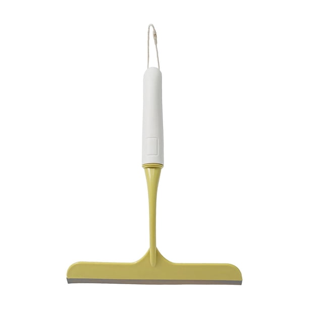 Yhmxh Raspador de vidrio portátil para el hogar, hoja de material suave, herramientas de limpieza para baño y cocina, adecuado para espejos de vidrio, encimeras de cocina, vidrio de automóvil, etc.