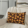 thumbnail image 5 of Uemuo Cartoon Pizza Print Throw Pillow Case – Cozy & Soft Cushion Cover, Hypoallergenic Pillow Case for Sleeping, Perfect for Women with Envelope Closure-20"x30", 5 of 6