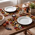 thumbnail image 5 of Sm:)e Skull Day of The Dead Print Halloween Placemats 12x18 Inch Set of 4, Kitchen & Dining Table Decor, Spooky Party Decoration, 5 of 7