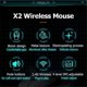 thumbnail image 3 of 2025 new style high quality INPHIC X2 3 Modes Mouse Wireless Bluetooth 4.0/5.0, 3 of 5