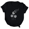 thumbnail image 3 of Birdeem T-Shirt Décontracté pour Femmes Imprimé Col Rond Manches Courtes Chandail Blouse Tops, 3 of 10