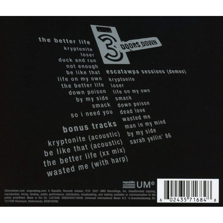 3 Doors Down - The Better Life (20th Anniversary) - CD - Walmart.com