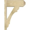 thumbnail image 3 of Ekena Millwork 8"W x 20"D x 28"H Olympic Rough Sawn Craftsman Outlooker, Douglas Fir, 3 of 4