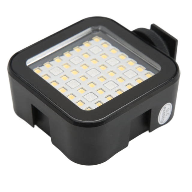 Underwater Light, LED Video Light 2000mAh Rechargeable High Power With 3 Cold Shoe Mounts For Vlog