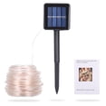 thumbnail image 4 of Cadena de luz Irfora Luz de cadena de tubo solar de ahorro de energía 22M 200 Cuenta de lámpara 8 Funciones Tubo transparente Alambre de cobre Luz de cadena de decoración impermeable al aire libre Irfora Cadena de luz, 4 of 7