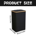 thumbnail image 3 of Laundry Basket with Lid, Furenl Easyday Laundry Hamper with Lid Clothes Hamper with Removable Laundry Bag and Handle Foldable Laundry Hamper for Laundry Room Bathroom Bedroom, A Laundry Basket, 3 of 6