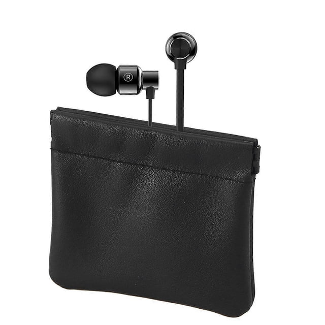 Here's a refined and professional product description based on your input:\n\n \n\n** Earphone Pouch with Automatic Closure – Lightweight Headphone