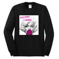 thumbnail image 2 of Marilyn Monroe Being Normal is Boring | Mens Famous People Long Sleeve T-Shirt, Black, Small, 2 of 4