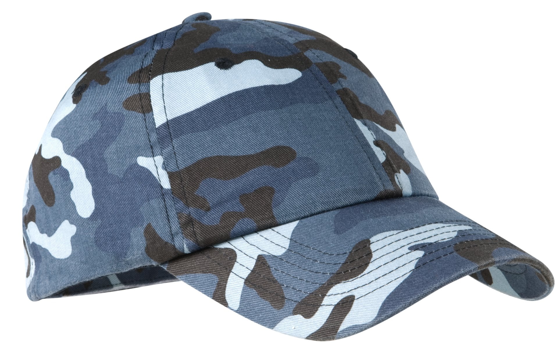 Men's Scrub Cap/Hat NWU/Navy Camo Digital Blue Camo One size fits most 