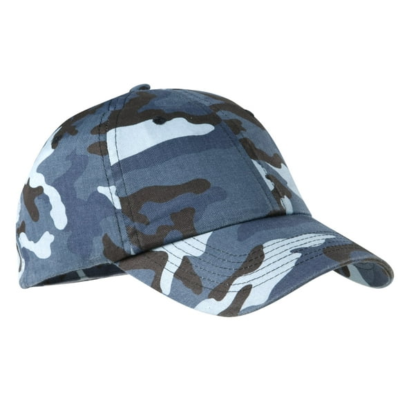 Port Authority Camouflage Cap-One Size (Navy Camo)