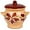 Flower Beige 1 pc, variant on Borisovskaya Keramika Clay Baking Pot with Lid 22 fl oz (650 ml) Ramekin with Lid Handmade Oven Cooking Pot Natural Red Clay Pot Clay Cookware Stoneware Bean Pot, Beige