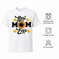 thumbnail image 5 of Best Mom Ever Sunflower Graphic T-Shirt, Unisex Classic Fit Tee, 5 of 9