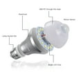 3 Pack 9W Motion Activated LED Bulb Motion Sensor Light Bulb E26/E27