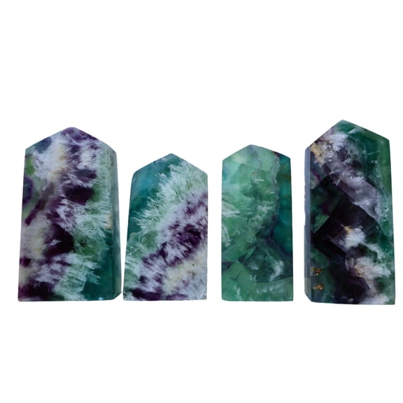 Fluorite Column – Unpolished Raw Crystal with Bold Color