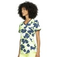 thumbnail image 3 of Cherokee Infinity Scrubs Top For Women Mock Wrap CK608, L, Tropic Shadow, 3 of 5