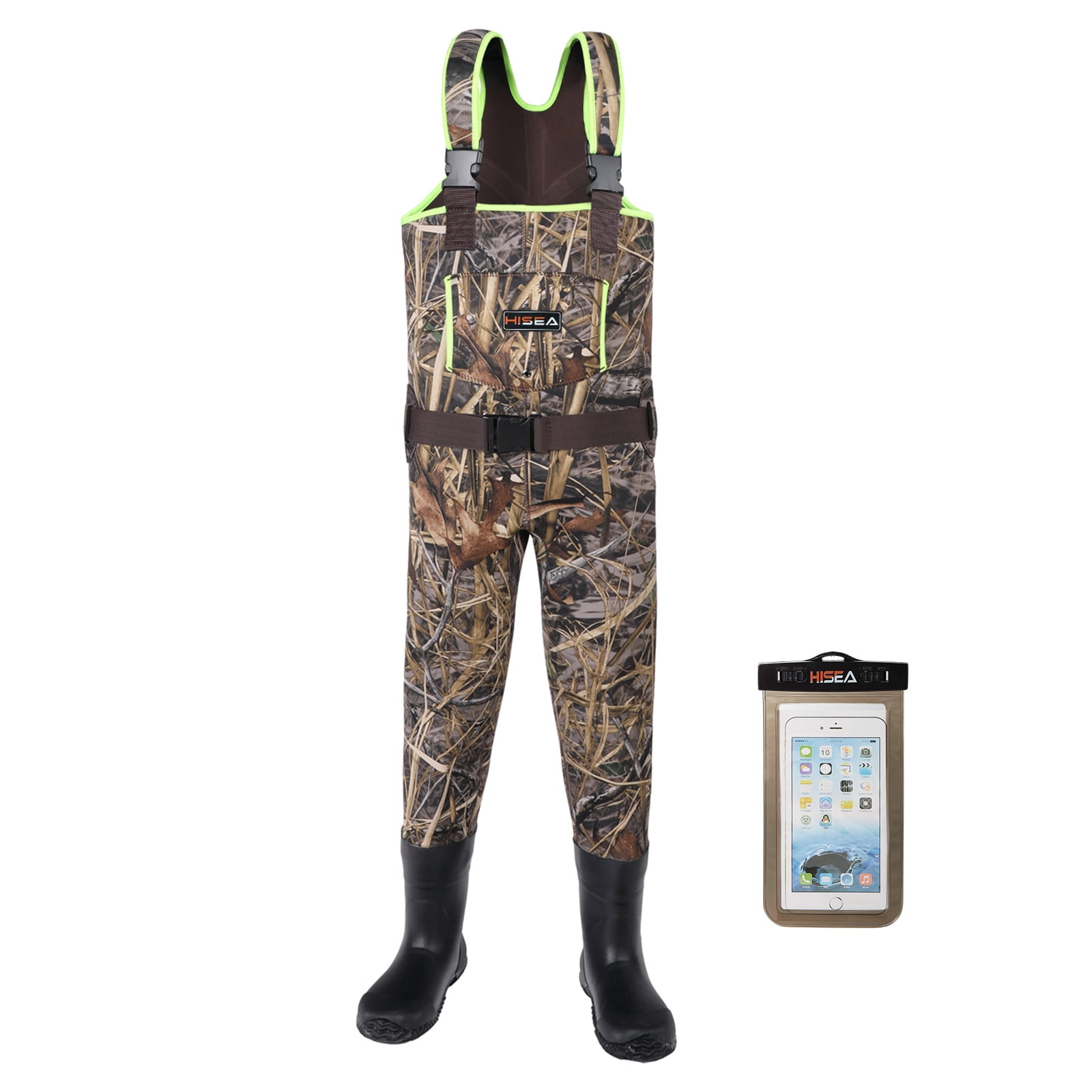  OXYVAN Kids Fishing Waders with Boots Neoprene Chest Duck  Hunting Waders for Kids Waterproof Insulated MAX5 Camo Youth Waders :  Sports & Outdoors