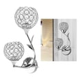 thumbnail image 3 of Modern wall of crystal Light Lamp Shiny Gorgeous Bedroom Sconce Lighting Fixture with 2 Heads, E26/E27 Socket - _Left, 3 of 8