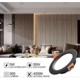 thumbnail image 2 of Ultra Flat Noir Led Downlights, 7w Led Downlights, 2 Pcs, 2 of 4