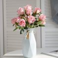 thumbnail image 2 of 10 Ramos de Rosas Falsas JINMJMXG Decoración para Bodas y Fiestas de Cumpleaños Jardín Rosa, 2 of 4