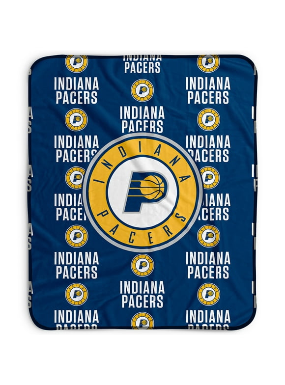 Pegasus Indiana Pacers 50" x 60" Repeat Wordmark Fleece Blanket