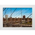 thumbnail image 3 of Erin Berzel 18x13 White Modern Wood Framed Wall Art Titled - Brooklyn Bridge IV, 3 of 5
