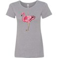 thumbnail image 3 of Inktastic Pink Flamingo Women's T-Shirt, 3 of 5