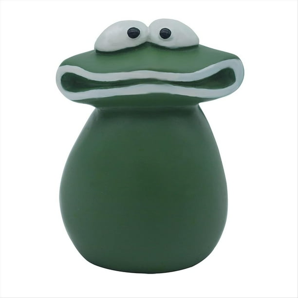 Estatua de Rana Estatuas de Rana de Boca Grande de Resina Impermeables Hechas A Mano, para Decoración del Hogar y Jardín Decoraciones Divertidas de Patios S