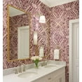 thumbnail image 3 of S4Sassy Distressed Geometric Wallpaper- Purple Wall Covering, 25" X 360" Self-Adhesive Vinyl Walls Paper, Wall Wrap, Easy Diy Walls Covering For Farmhouse Bedroom, Living Room, Living Spaces, 3 of 9