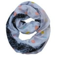 thumbnail image 6 of Polka Dot and Floral Graphic Print Infinity Loop Scarf, 6 of 6