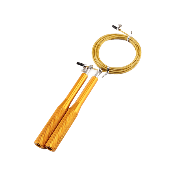 Cuerda de Saltar Freestyle para HIIT, Speed y Trick (Mango Largo de Aluminio - Cable Ajustable) Ormromra CPB-DE-SSW967-7