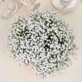thumbnail image 7 of WEISIPU 16pcs Artificial Full Star Greenery Spray, Real Touch White Fake Flowers for Wedding Bouquets, Centerpieces, Floral Arrangements and Decorations, 7 of 7