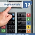 Electronics Box Labeling 10Pcs Color Coding Electrical Box Labels Sticker Water and Oil ...