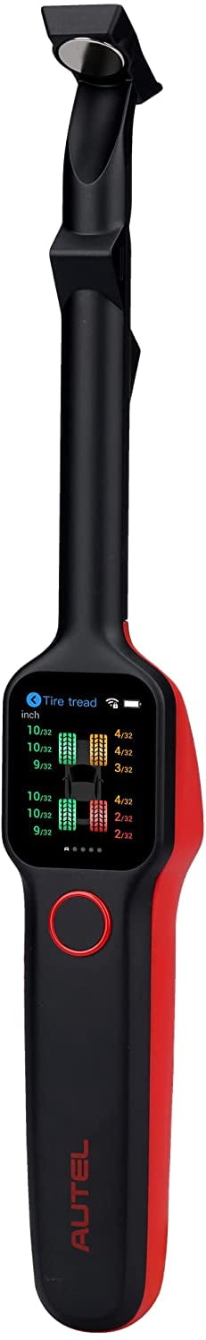 Autel MaxiTPMS TBE200 2025 Version Tire Brake Examiner Laser Tire Tread Depth & Brake Disc Wear Check/Analysis Dual Camera Accuracy of 0.1 mm Real-time Data Work with ITS600 No Need To Remove Tire