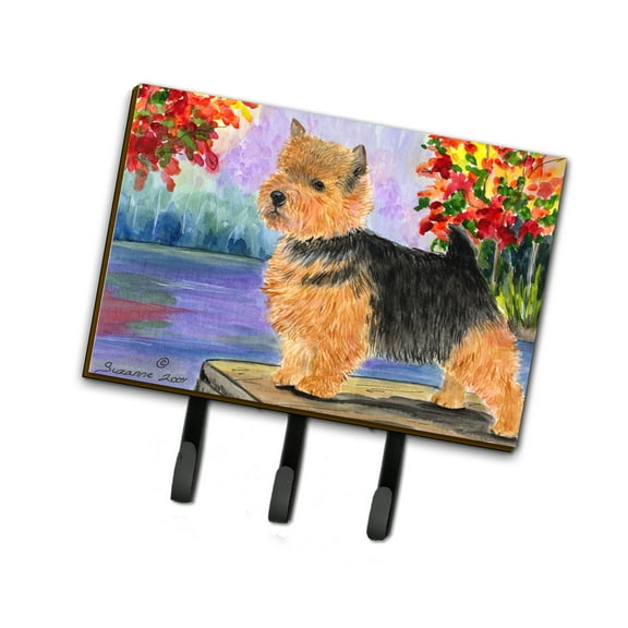 Carolines Treasures SS8054TH68 Norwich Terrier Leash Holder or Key Hook, Large, Multicolor
