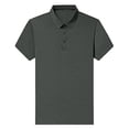 thumbnail image 5 of JOANKDMI Patterned Shirts for Men Short Sleeve Casual Golf Tops Lightweight Breathable Classic Fit Button Down Tennis Shirts Everyday Workwear, M-4XL, 5 of 8