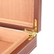 thumbnail image 4 of Caja De Hidratación De Cigarros, Con Higrómetro Y Humidificador De Madera Marrón Y Cuero Para El Sabor Puro Y El Sabor Del Cigarro, 4 of 7
